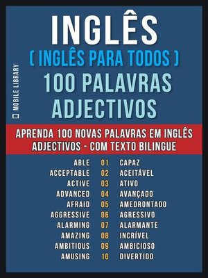 cover image of Inglês ( Inglês Para Todos ) 100 Palavras--Adjectivos
